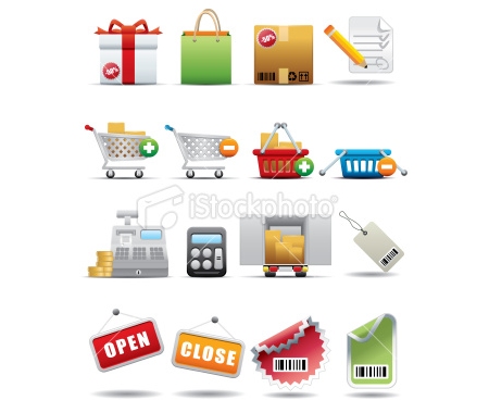 Shopping and Consumerism Icon Set