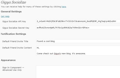 gigya-socialize-wordpress-plugin gigya socialize wordpress plugin 15 Stunning Facebook WordPress Plugins For Bloggers