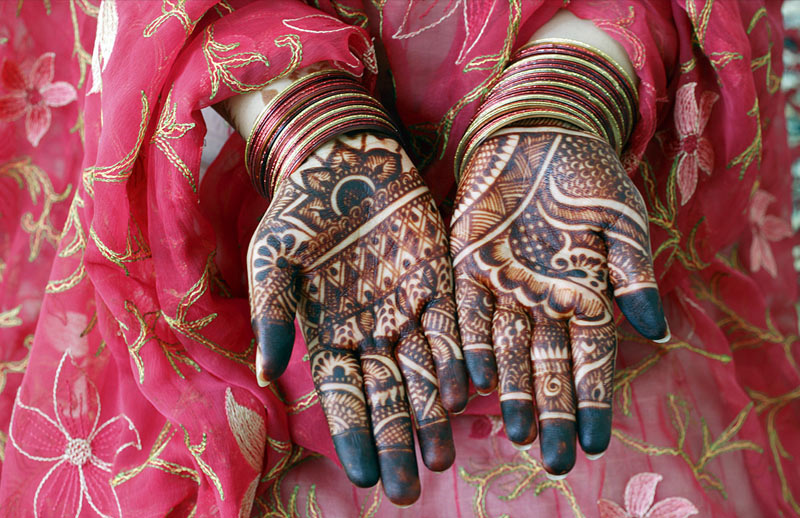 Henna-Painted Hands