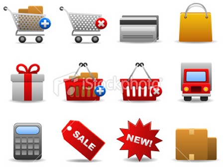 shopping icon set 22 Stunning Free Download E Commerce Icon Sets