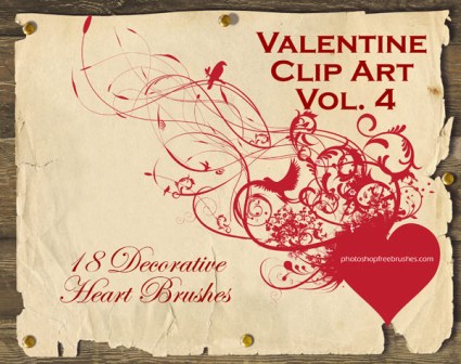 18 Decorative Heart PS Brushes by bestdesignoptions 40 Absolutely Beautiful Valentine Day Wallpaper for Your Desktop