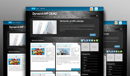 blackStone 20+ Free Premium WordPress Themes of January 2010