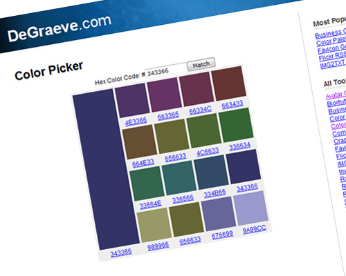 color selector tool 15 20 Best Color Tools For Web Designers 