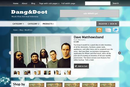 dangdoot dangdoot 20+ Free Premium WordPress Themes of January 2010