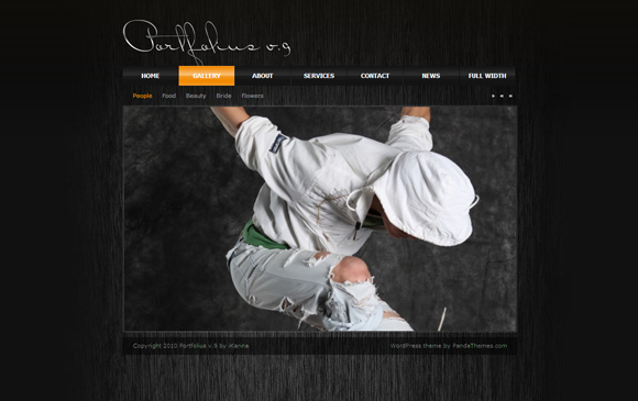 portfolius-theme-forest portfolius theme forest 20+ Free Premium WordPress Themes of January 2010
