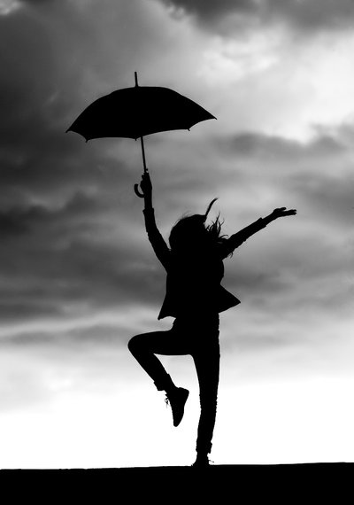 Dance In The Rain by Marinshe Truly Amazing Examples of Silhouette Photography