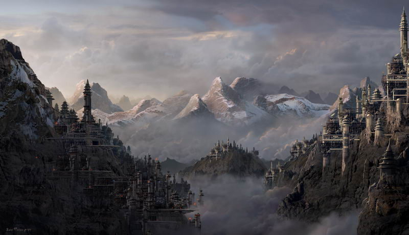Neokathmandu-scene-mattepainting Neokathmandu scene mattepainting 27 Matte Painting Tutorials for<br /> Adobe Photoshop