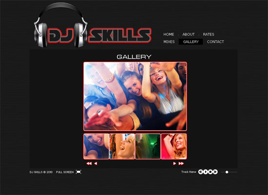 djskills 20 Original Solutions for a Musician’s Flash Website 