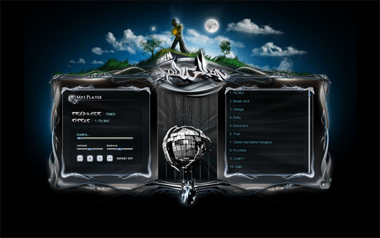 itimen 20 Original Solutions for a Musician’s Flash Website 