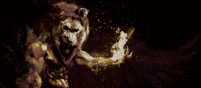 one-year-as-a-lion-t-shirt_detail one year as a lion t shirt detail 27 Matte Painting Tutorials for<br /> Adobe Photoshop