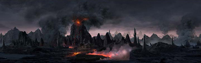 vulcano-scene-tutorial vulcano scene tutorial 27 Matte Painting Tutorials for Adobe<br /> Photoshop