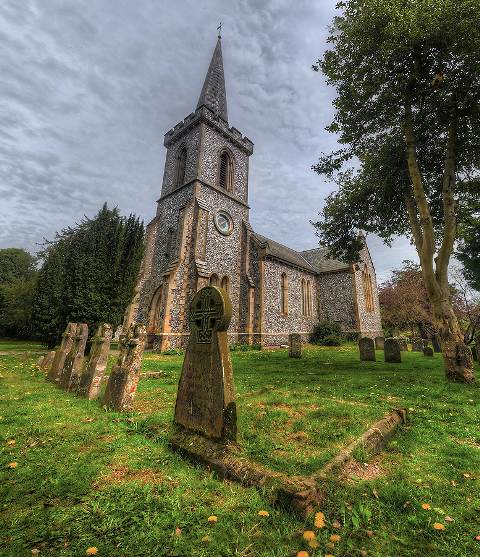 Stanmer Church by wreck photography 45 Fantastic HDR Pictures