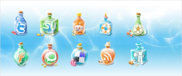 FREE Icon Set for Bloggers fsmis 10 30 Free Social Media Icon Sets For Bloggers