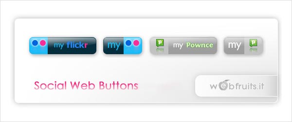 Social Web Buttons – Set 2 fsmis 16 30 Free Social Media Icon Sets For Bloggers