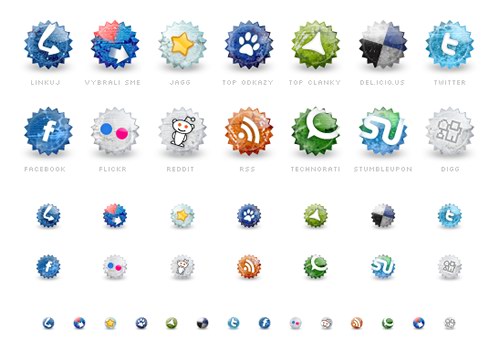 set-of-social-grunge-icons set of social grunge icons 30 Free Social Media Icon Sets For<br /> Bloggers