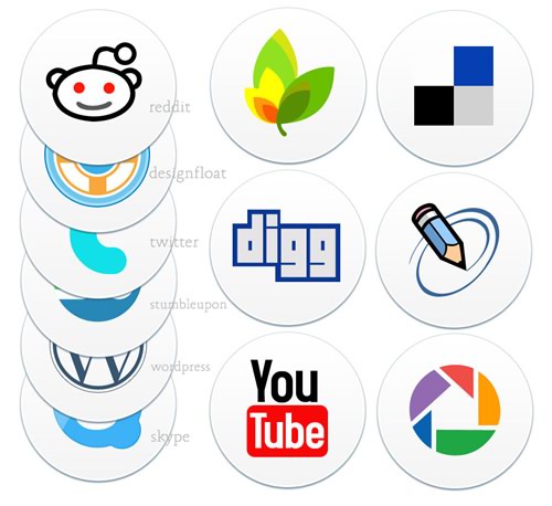 web-social-icons web social icons 30 Free Social Media Icon Sets For Bloggers
